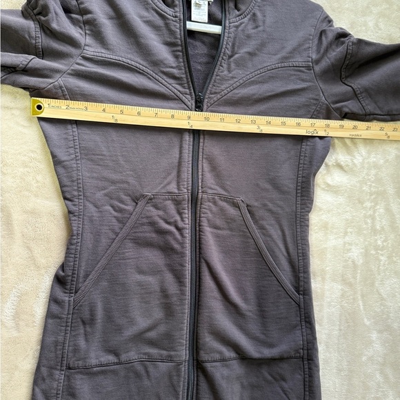 Prairie Underground Long Sleeve Zip Up Jacket Dress Dark Gray Cotton Size‎ L - Picture 5 of 7